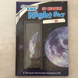 Discovery Kids 3D Readers Night Sky Book - Blue and Black